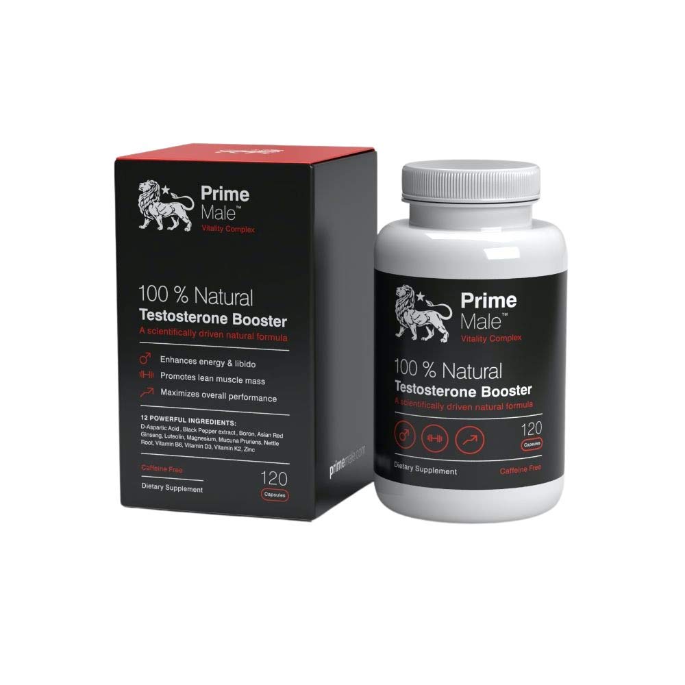 Vitalita - Přírodní testosteron Booster pro muže nad 30 let - Energie, síla, Libido & Muscle Support - 120 Kapsle (30- denní dodávka)