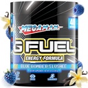 G Fuel Megaman Energy Drink Powder, Pre Workout Caffeine Mix for Gaming, Cukr Free Focus Amino, Vitamin + Antioxidanty, 9.9oz (Blue Slushee, 40 Servings)