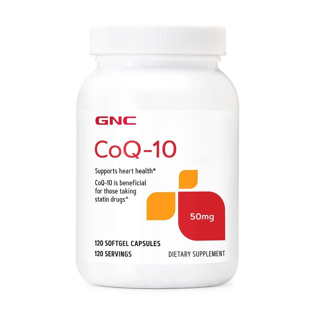 GNC CoQ-10 50mg, podporuje srdeční zdraví, 120 Počet