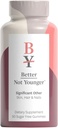 Lepší ne mladší významné jiné vlasy, kůže a nehty dodatek - Sugar- Free Gummies for Hair Growth with Vitamin A & Biotin - Cruelty- Free Women Hair Growth Treatment - 60ct, Strawberry Flavor