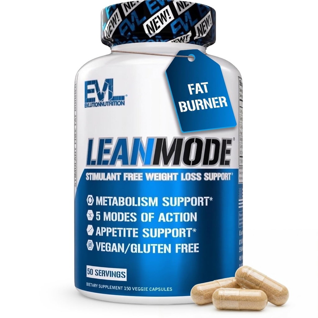 EVL Loss Support Pills - Premium Multifunkční Appetite Metabolismus a Fat Loss Podpora pro muže a ženy - LeanMode s Green Coffee Bean Extract CLA a Garcinia Cambogia - 50 Služeb