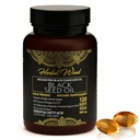 Kapsle Black Seed Oil - Cold Pressed 120 Softgels 500mg, Premium Quality Nigella Sativa, 100% čistý černý Cumin Seed Oil - Non- GMO (120 Počet - Balení 1 plastová láhev)