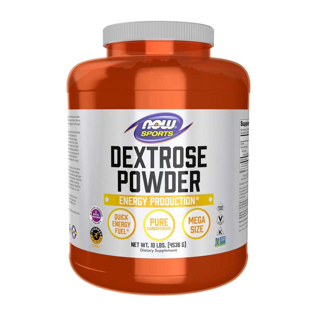 Nyní Potraviny Sportovní výživa, Dextrose prášek (Monosacharid), Energy Production *, 10- Pound