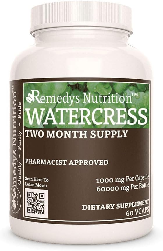 Remedy 's nutrition Wattress 124; 1000 mg, 60 Vegan Kapsle Bylinné dietní dodatek 124; Dva měsíce Dodávka