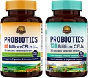 Vitalitown Probiotic Bundle (Pack of 2) Ibrahim 124; Probiotika 60 miliard CFU (Položka 1) a Probiotika 120 miliard CFU (položka 2) Istable Ibrahim 124; Digestive & Imunitary Health Ibrahim 124; 30 denní dodávka každý