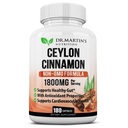 1800mg Organic Ceylon Cinnamon Capsules | 180 Count | Supports Joints, Healthy Inflammatory Responses, Antioxidant & Cardiovascular Health | Non-GMO & Gluten Free Supplement