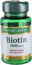Přírodní Bounty Energy Health Biotin potahované tablety, 1000 mcg, 100 Ct (1 balení)