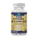 Vitamin B- Complex + CoQ10 + Vitamin C - Max Strength Supplement for Energy, Podpora metabolismu, 120 Softgels, 60 Day Supply