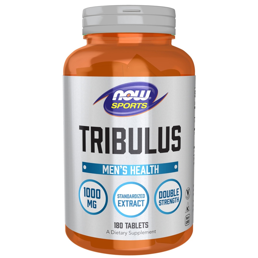 Nyní Potraviny Sportovní výživa, Tribulus (Tribulus terrestris) 1000 mg, Double Strength, Pánské zdraví, 180 Tablety