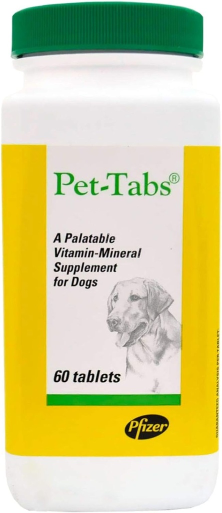 Pet Tabs Původní Formule Vitamin Dodatek, 60 Počet