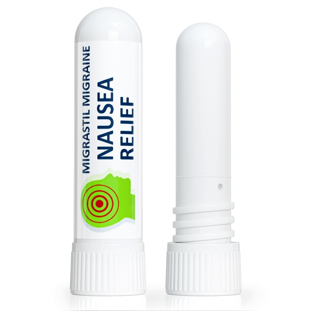 Základní Vigor Migrastil Nausia Inhaler (2- Pack) - Kapesní Aromaterapie Stick pro urychlení - Všechny přírodní, rychle působící pomoc