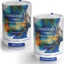 Ultra Human CONSCIOUS1 - Focus Building Superfood Blend Vanilla Chai & Rainforest Berry Variety Pack