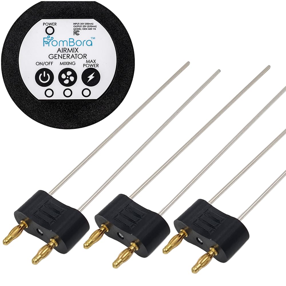 Koloidní stříbrný generátor AirMix + 3pc 12ga 6 "Náhradní stříbrný pár