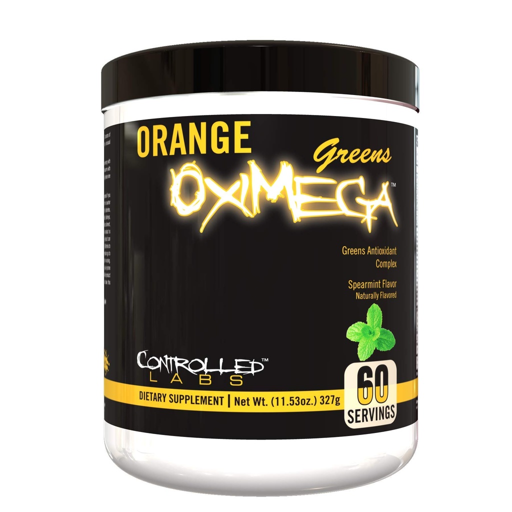 Kontrolované laboratoře Orange OxiMega Green Spearmint -- 0,72 lb