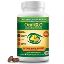 Ocu-GLO Vision Dodatek pro malé psy zvířat Nezbytnost s Lutein, Omega-3 mastné kyseliny, Grape Seed Extract a antioxidanty na podporu oční zdraví u psů, 45ct tekuté gelové čepičky