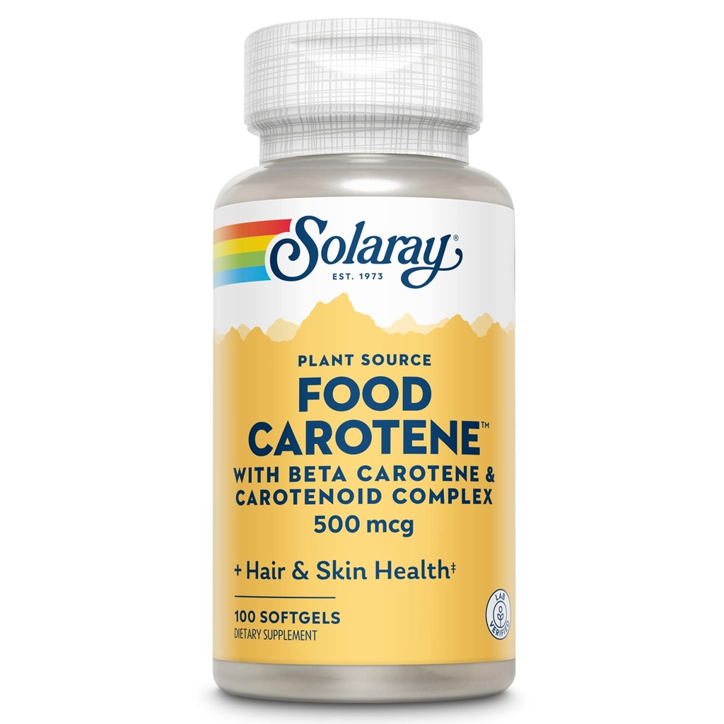 SOLARAY Food Caroten, Vitamin A 10000 IU iž