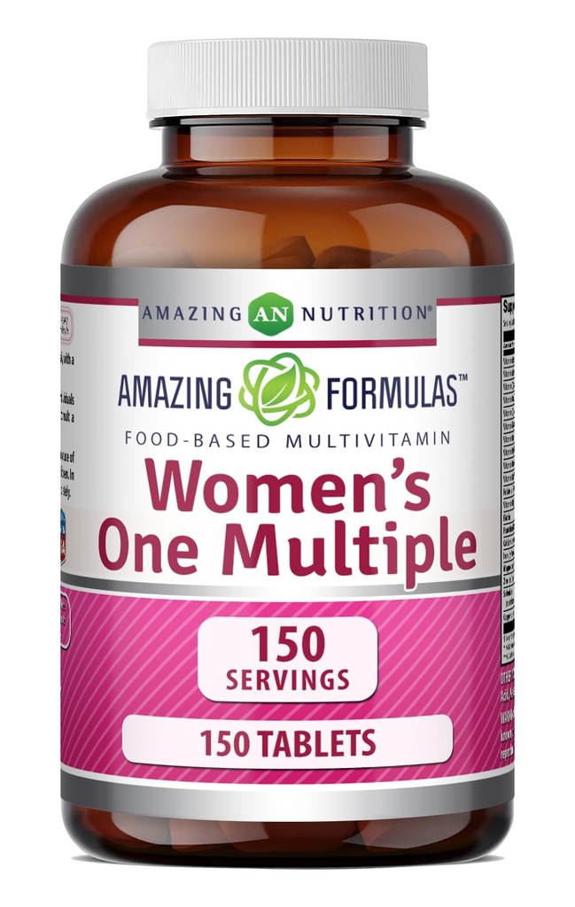 Amazing Appendias Women 's One Multivitamin Supplementary 124; Potraviny na bázi 124; 150 Tablety current 124; Perfect Blend of Vitamíny, Minerály & Probiotika current 124; Non- GMO current 124; Gluten- Free current 124; Made in USA