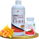 Bricker Labs Power and Performance Duo: Carniblast Liquid L- Carnitin 3000 mg & Optiflow Blood Flow Dodatek, 60 Kapsle