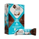 Nugo Slim Dark Chocolate Opékané kokosy, 16g Vegan Protein, 3g Cukr, 7g Fiber, Low Net Carb, Keto Friendly, Gluten Free, 24 Počet