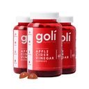 Goli Apple Cider Ocet Gummy Vitamíny - 180 Počet - Vitamíny B9 & B12, Gelatin- Free, gluten- Free, Vegan & Non- GMO