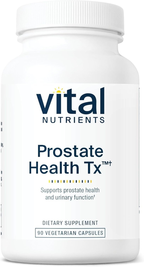 Vital Nutrients - Prostate Health Tx - Podpora Prostate - 90 Vegetariánských kapslí na láhev