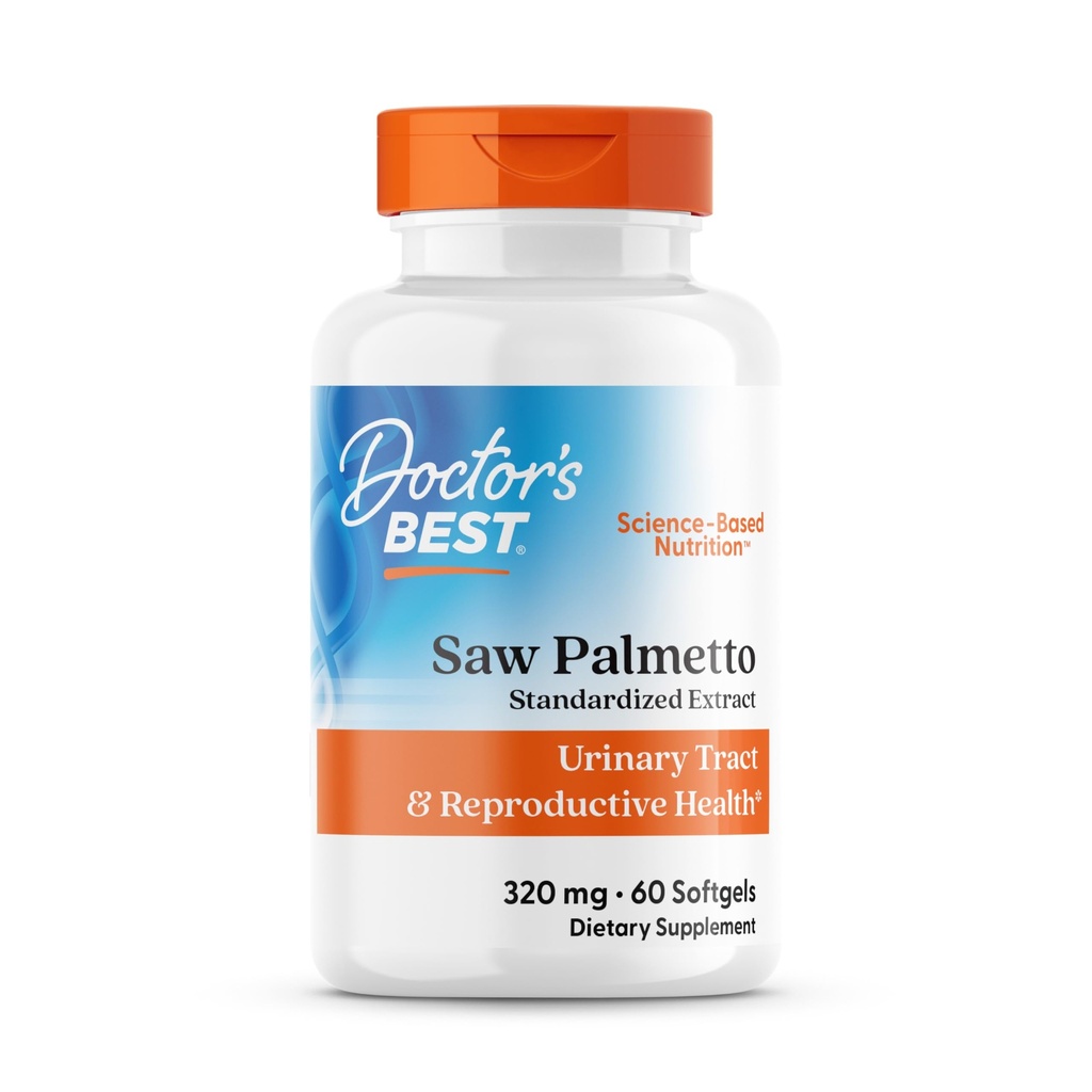 Lékařská nejlepší pilka Palmetto Extract (320 mg), Softgel Kapsle, 60- Počet