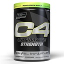 Cellucor C4 Ultimate Strength Pre Workout Powder - Tri- Stim Experience 300mg Caffeine + TeaCrine + Dynamine - Creatine & Beta- Alanin - Energetický dodatek pro muže a ženy - Sour Green Apple, 20 Služeb
