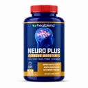 zdravým směsí Neuro Plus Focus Booster - Advanced Brain Support Supplement with Vitamin B6, B12, Folát - Zlepšuje paměť, Koncentrace, Duševní jasnost a kognitivní funkce - 120 Kapsle