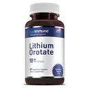 Lithium Orotate Supplement 10mg, 60 Vegetariánských kapslí. Podporuje paměť a emocionální wellness. Hořčík Stearate zdarma doplňky. (1)