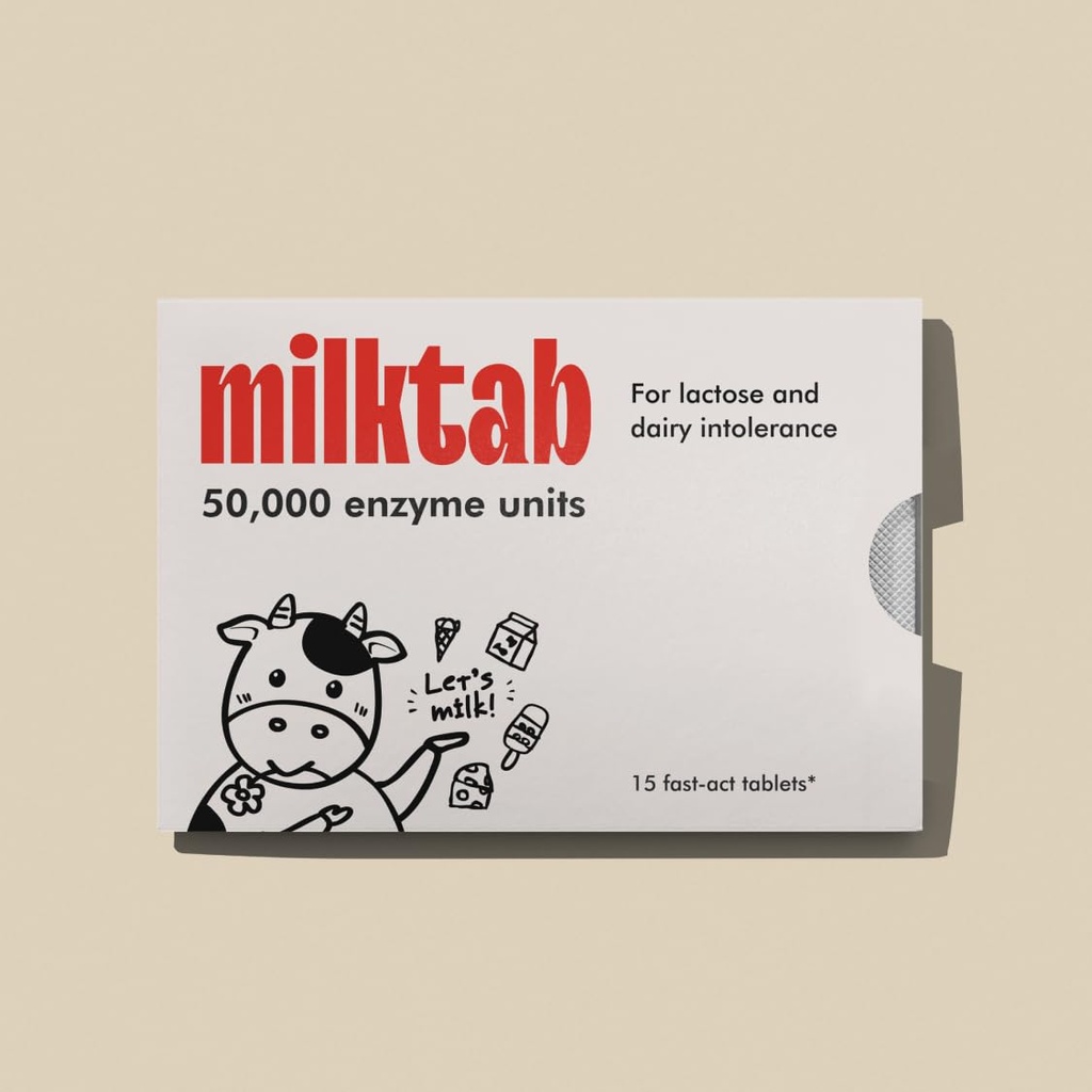 Superpower Lactase pilulky - Fast- Act Lactase Tablety pro mléčnou a laktózovou intoleranci - Lactase Enzyme Dodatek (15)