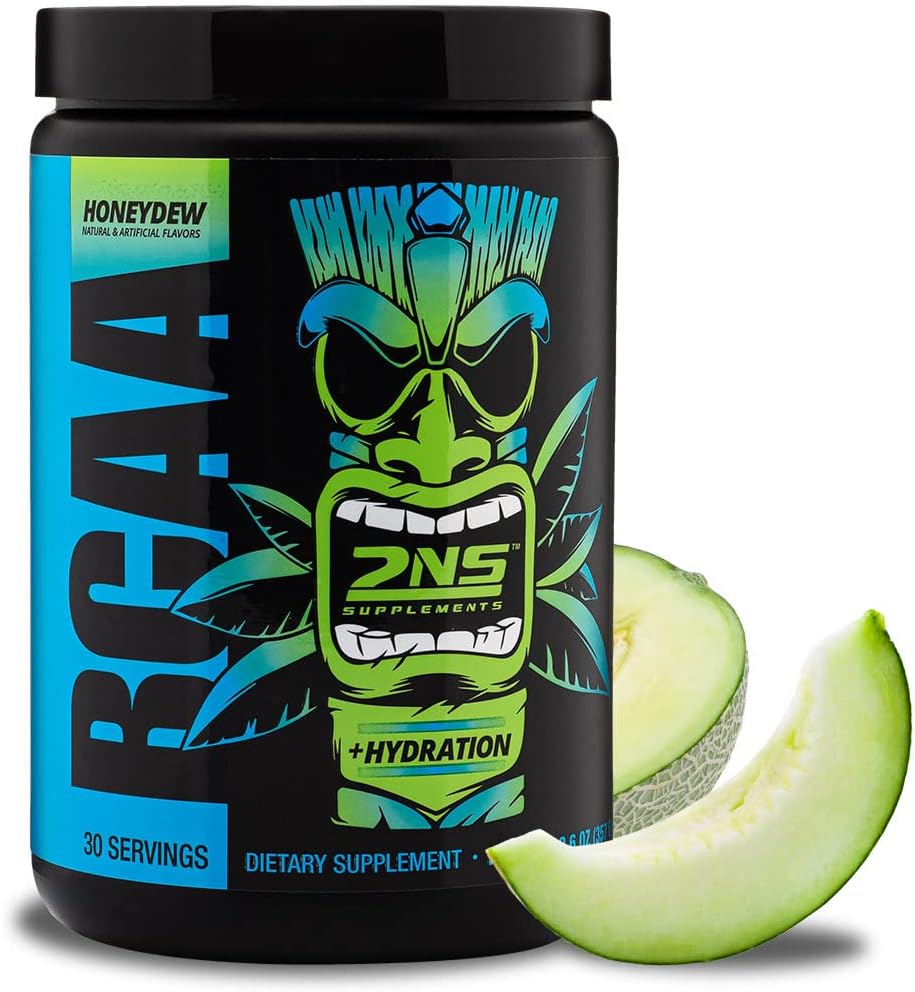 2. přírodní doplňky - BCAA Honeydew, 30 Služeb, 12.6 Oz - 9 G Aminokyseliny s rozvětveným řetězcem - Podporuje růst svalů, zotavení a vytrvalost - Doplňuje elektrolyty - Žádné cukry nebo barvy Přidáno