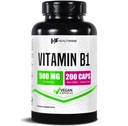 Zdravotní péče Vitamin B1 (Thiamin) 500mg 500mg 500mg 5004; 200 Vegan Kapsle 5004; Extra Strength High Power Supplement 5004; Podporuje energii a nervový systém 5004; Non- GMO, gluten- Free 5004; Vyrobeno v USA