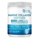 NATURE TARGET Marine Kolagen Peptidy Powder - typ I & III Kolagen s probiotiky, vitamín C & Hyaluronic acid for skin, hair, nehty, Wild-Caught Fish & Grass- Fed Bovine, 35 Servings