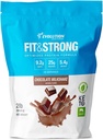 Evoluce Advance Nutrition Fit & Strong - čistý syrovátkový protein prášek s BCAA, 100% Grass- Fed, Rychlé Absorbování a rychlé trávení pro optimální svalovou obnovu, přírodní aroma - 2 litry (čokoláda)