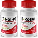 T- Relief Arnica + 12 Natural Relieving Actives for Back Pain Joint Soelth Aches & Stiffness, All Body Fast Relief for Women & Men - 100 tablet (2 balení)