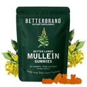 Betterbrand Mullein Gummies for Lungs - 1000mg Bylinný doplněk pro Lung Detox & Respirační podpora - Hruška Flavor Žvýkací Gummy - 30 Den Dodávka