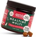 Premium Dog Multivitamin Dodatek (170 Chews) - Jídelní čas Multi - s CoQ10 - Probiotika - Dýně - Imunitní podpora - Podporuje lepší společnou mobilitu - Zdravá pleť & Coat - Vyrobeno v USA