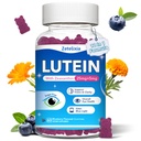 Lutein Gummies, 12 v 1 Lutein a zeaxanthin doplňky oční vitamíny pro dospělé, Doplněk pro oční zdraví s více vitamíny na podporu očí & Vision - 60 Gummies