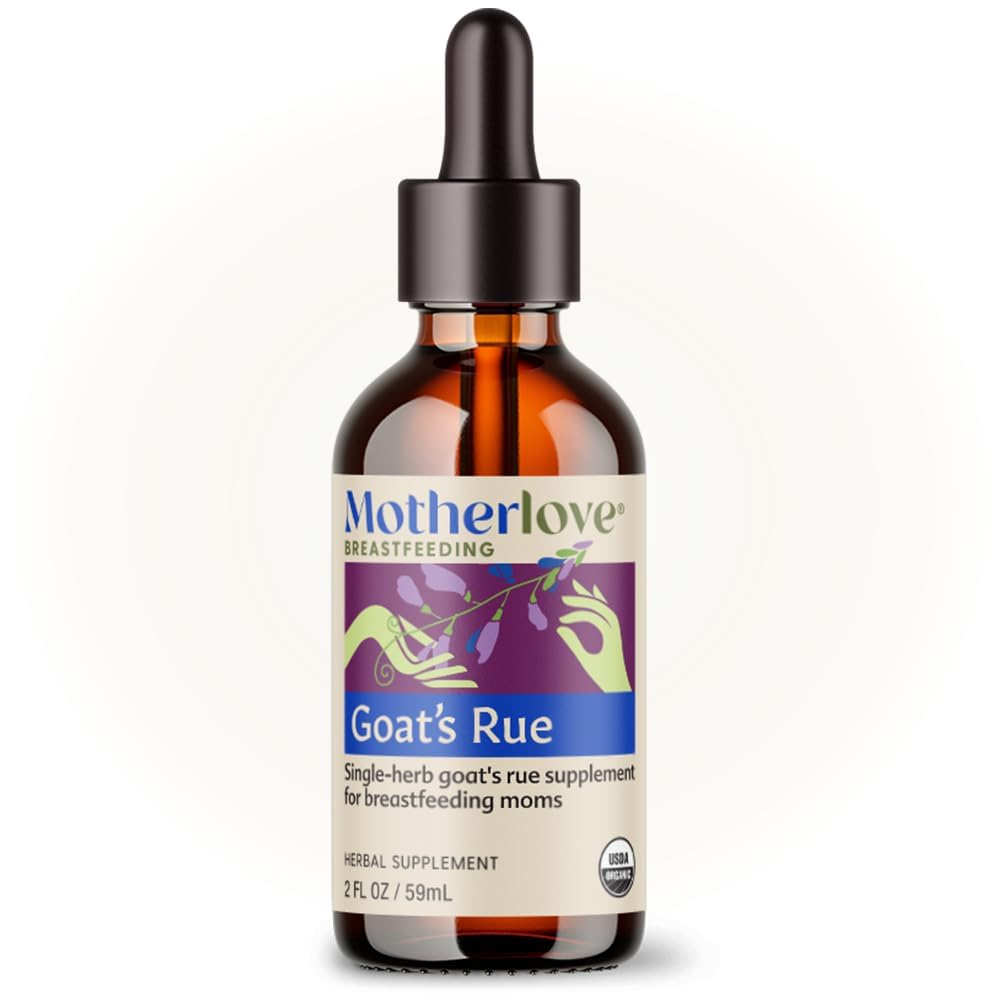 Motherlove Goat 's Rue (2 Ounce tinktura) Doplněk k laktaci pro vývoj a optimalizaci přísunu mateřského mléka - USDA Certified Organic, Vegan, Kosher, Soy-Free