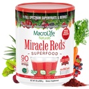 MacroLife Naturals Zázrak červené Superfood dodatek Powder Antioxidants Polyfenols Enzymes Probiotika - Raw Non- GMO Organic Vegan gluten & Dairy Free - 30oz (90 Služeb) 30oz