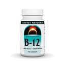 Zdroj Naturals Vitamin B-12, 2000 mcg Podporuje výrobu energie - 100 Lozengů