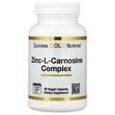 California Gold Nutrition Zinc- L- Carnosinus Complex, 90 Veggie Caps