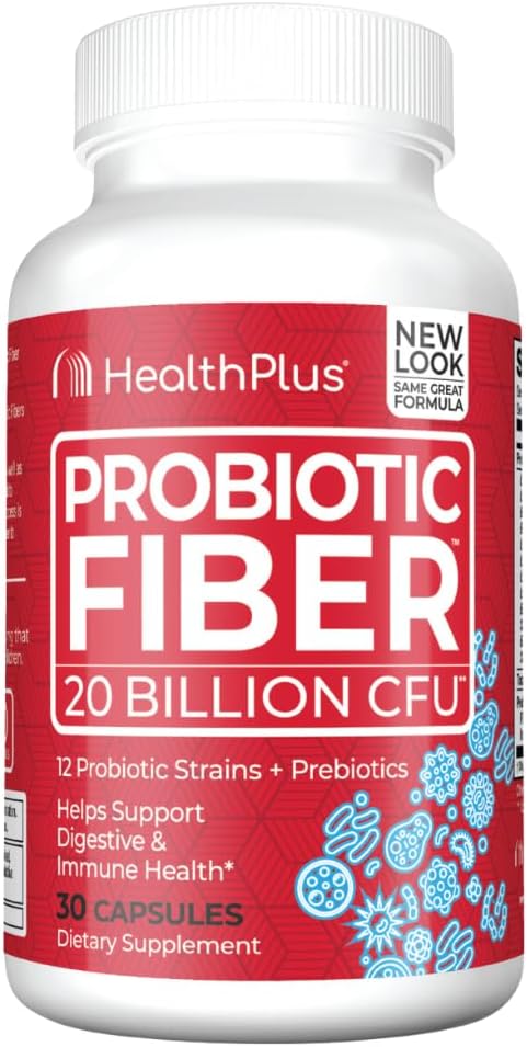 Zdraví Plus Probiotická Vláknina - Dietní dodatek, Detox, 30 Kapsle, 30 Služeb
