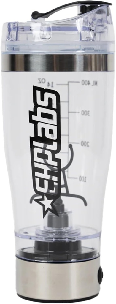 EHPlabs Electric Protein Shaker Bottle - 15oz Přenosný mixér Shaker - Osobní mixér Shaker - Elektrický protein Shaker Bottle for Meal Substitution Shakes