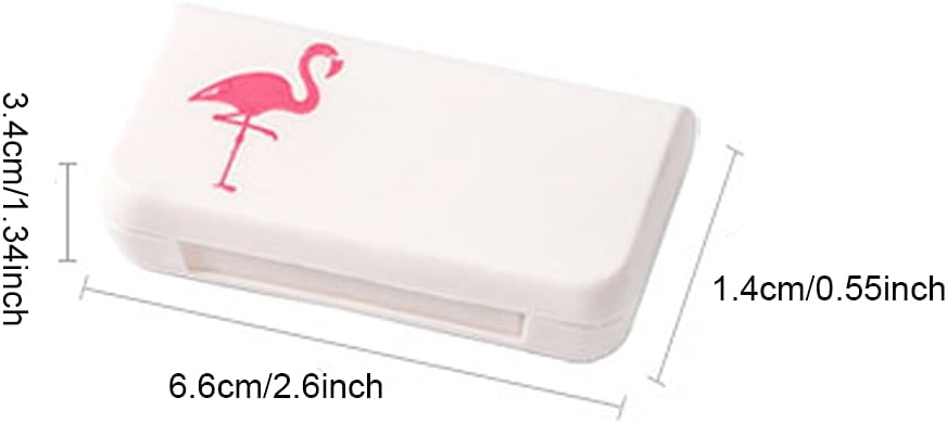 SagaSave cestovní Pill Pouzdro 3 Kompartmenty Přenosné Pill Pouzdro Dustproof a Moisture-Proof Denní Pill Pouzdro malé Pill Box pro vitaminy, Rybí olej, doplňky (Cactus)