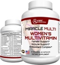 MiracleMulti Multivitamin pro ženy - Fáze ženské podpory, Imunitní podpora, Minerály, Biotin, Antioxidanty a Superfoods Blend - 60 Kapsle