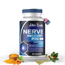 Nerve Recovery Pro - Nerve Supplementary with Alpha Lipoic Acid, Turmeric & Acetyl- L- Carnitin - Podporuje zdravé nervové funkce, oběh a krevní tok - 30 Kapsle - 1 balení