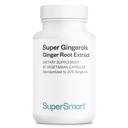 Supersmart - Super Gingerols 400mg denně (High Potency 20% Gingerol) - Ginger Root Extract Dodatek 124; Non- GMO & gluten zdarma - 60 Vegetariánské kapsle