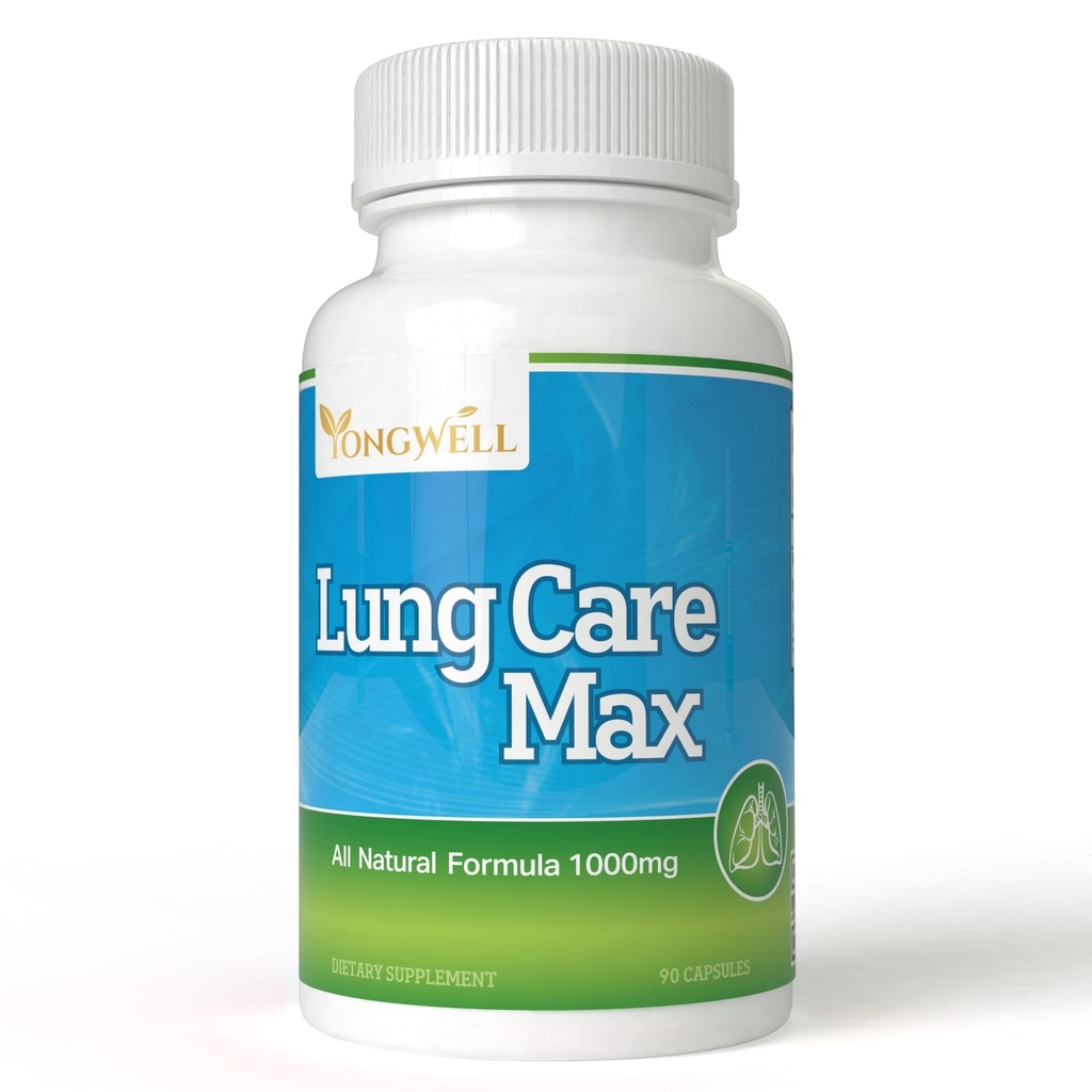 Lung Care Max, Speciální antioxidant Formule s americkou ženšen, Bee Propolis, a Royal Jelly (90 Kapsle)