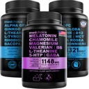 MEDCHOICE Sleep Melatonin (90ct) a Nootropic Brain (120ct) Doplněk Bundle - Wellness Duo pro spánek, mozek, Focus, & Mood Support - Vegan, Non- GMO, gluten- Free